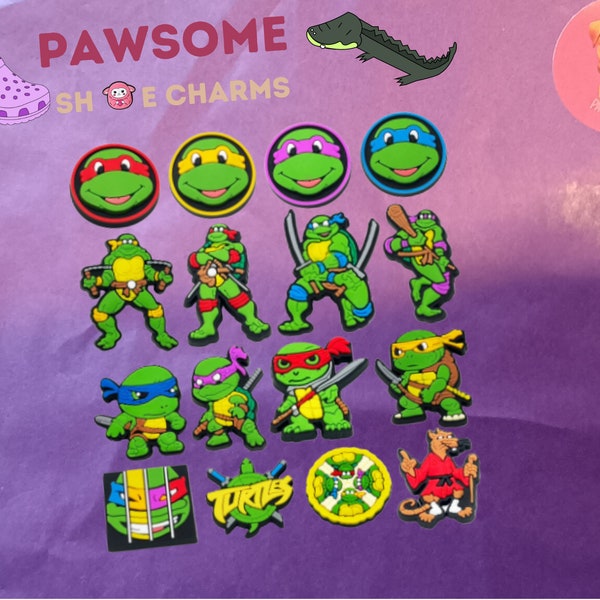 Ninja Turtles Croc Charms Decorations Gifts