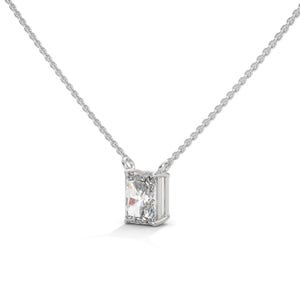 "Order a stunning emerald lab diamond necklace for engagement online."