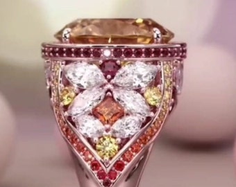 Natural diamond ring ROYAL KING lab DIAMOND ring for man