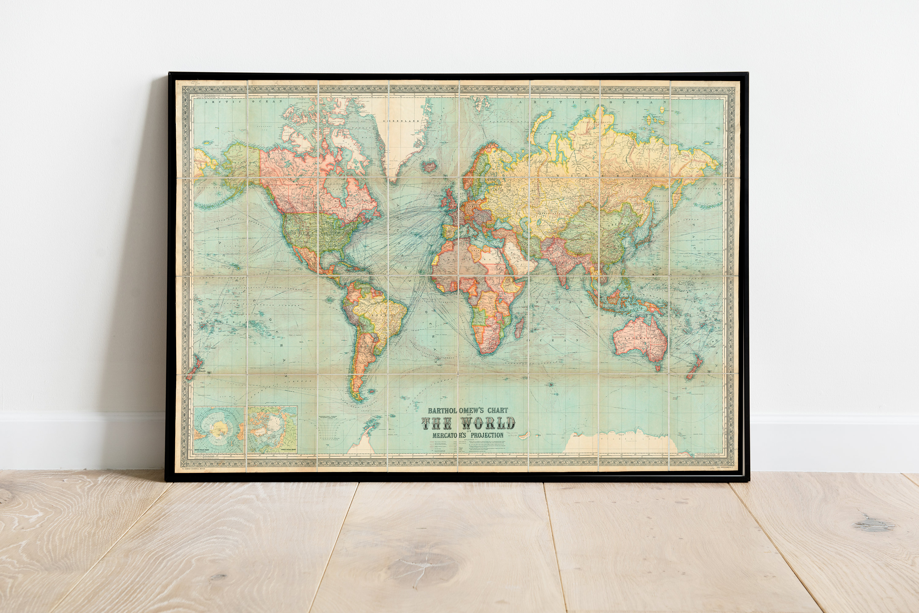 World map 1930 - Etsy 日本