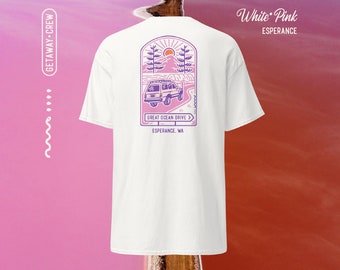 Esperance Australia T-Shirt Pink Local Design Outdoors Travel Art Unisex