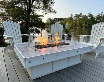 Gas fire pit