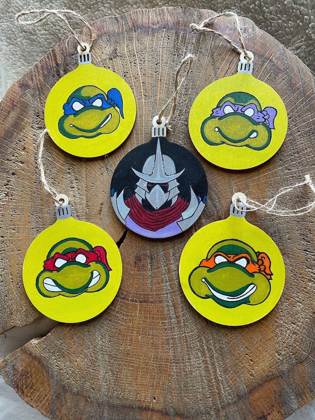 Teenage Mutant Ninja Turtles Christmas Ornaments Etsy