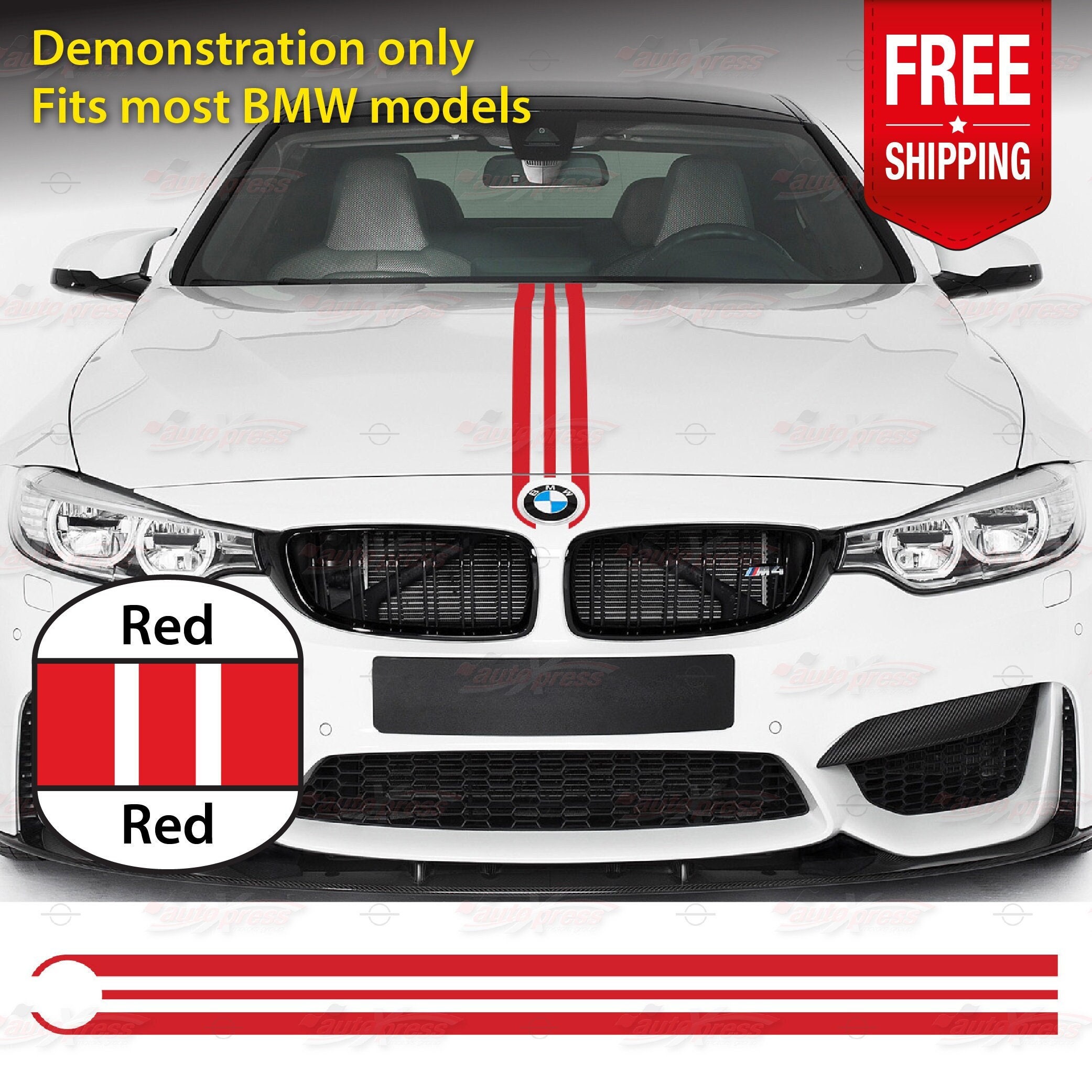 Stickers Autocollants Powered by BMW M Motorsport - 3M Pro GTStickers