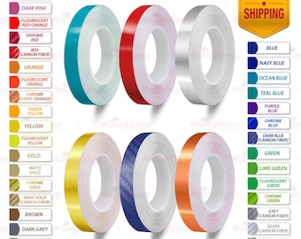 3/8" Roll Vinyl Pin Stripes Pinstriping DIY Self Adhesive Line Car Tape Decals Stickers 9mm | 32ft 9.80m | AutoXtreme