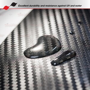 Performance Side Skirt Decals Racing Stripes 3D CARBON PATTERN Finish ...