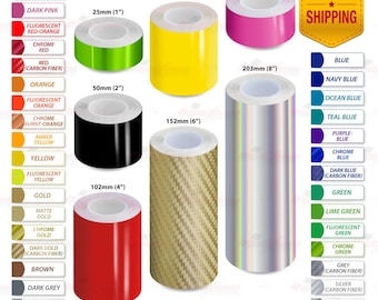 32ft 9.80m 25mm to 203mm PinStriping PIN STRIPE TAPE Car Motorcycle Bike Styling Line Decal Vinyl Stickers | AutoXtreme