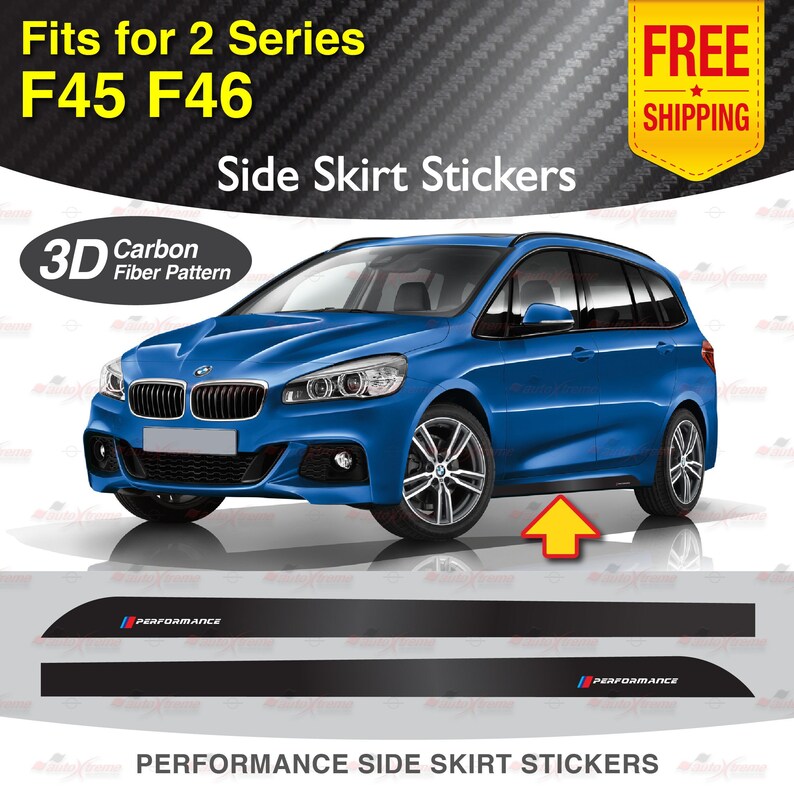 Performance Sport Side Skirt Stripes 3D CARBON PATTERN Vinyl Etsy