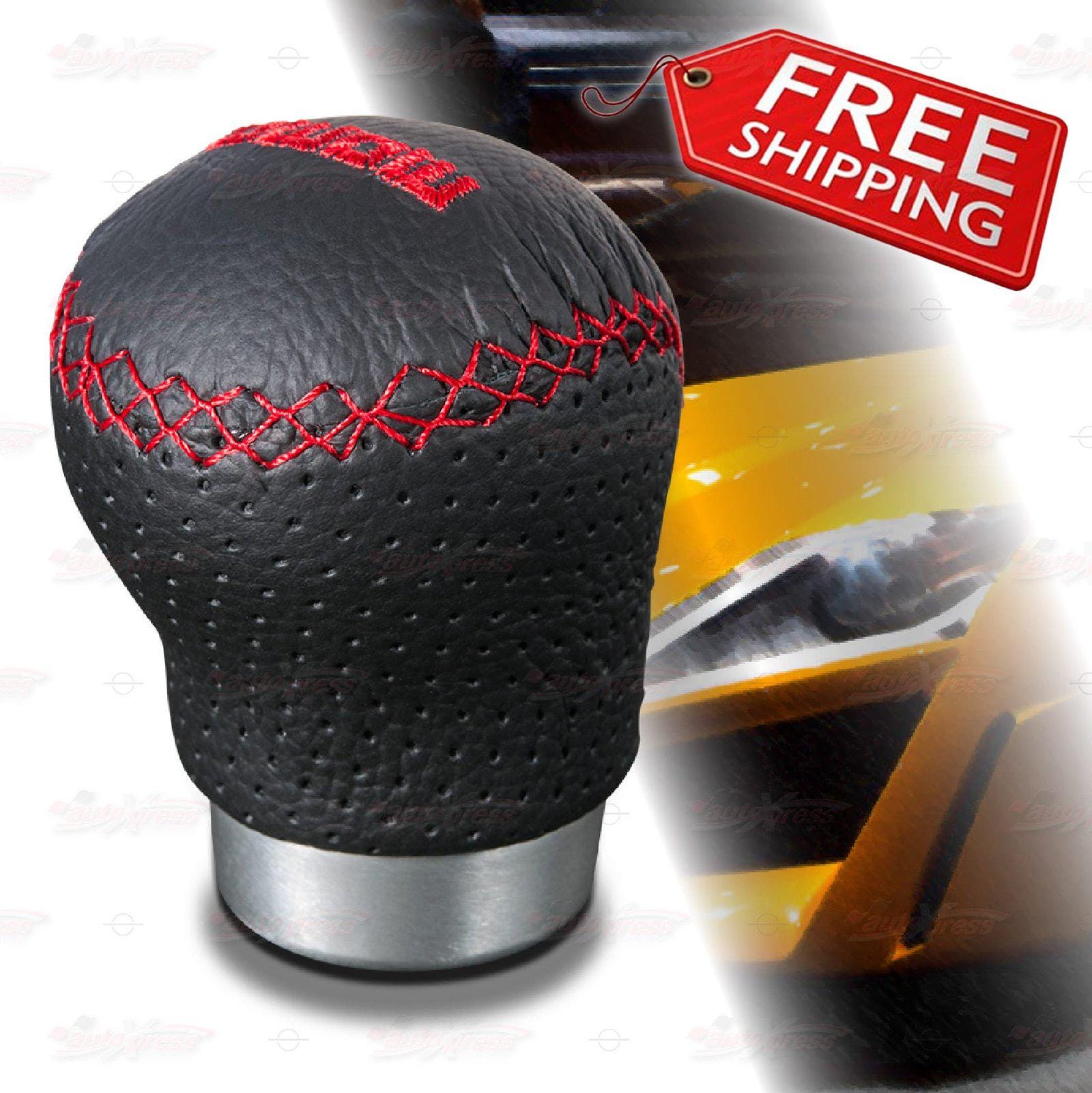 Universal 5/6 Gear Speed MT Authentic Leather in BLACK With RED