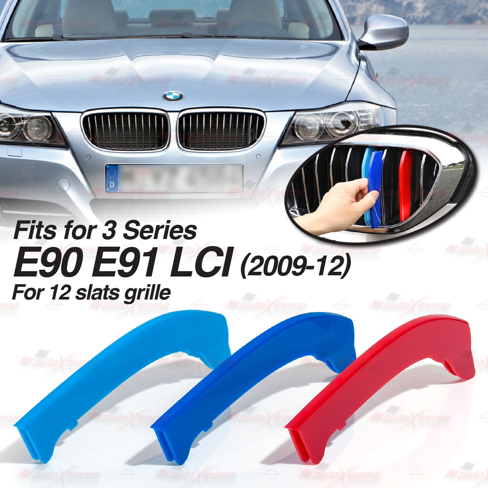 3D Design E90 / E91 3-Series LCI M-Sport Front Lip, Exterior