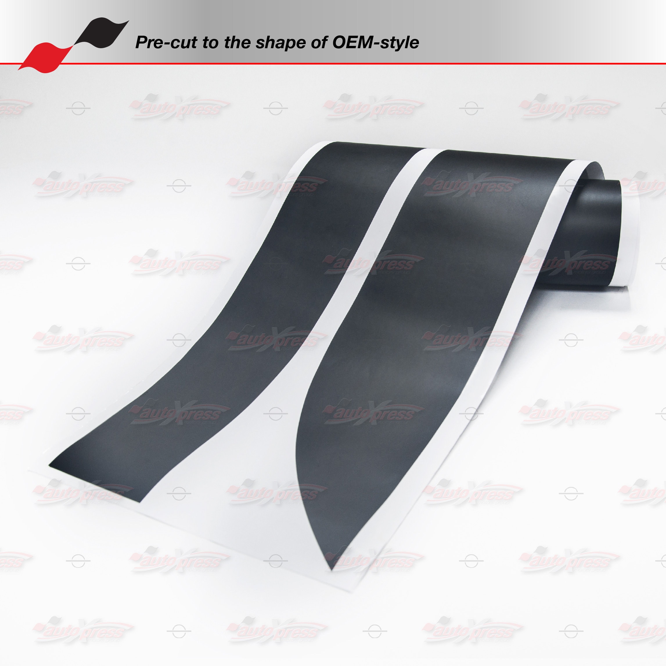 Performance Side Skirt Stickers MATTE BLACK Vinyl Styling Adhesive ...
