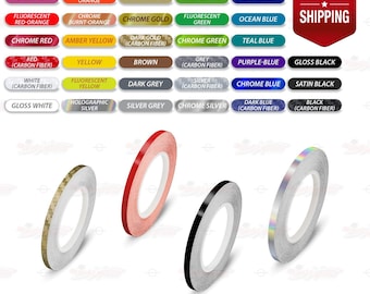 1/8" 3mm Roll PIN STRIPE Car PinStriping Styling Trim Adhesive Line TAPE Decals Vinyl Stickers | 32ft 9.80m | AutoXpress