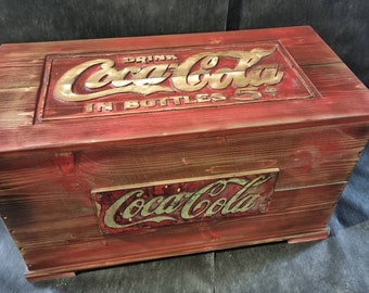 Coca-Cola houten kist