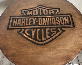 Decoración de mesa o pared Harley Davidson