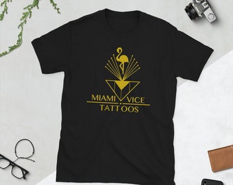 Miami Vice Tattoos Womens T-shirt