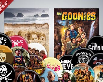The Goonies Pin-Back Buttons: Bring the Goonies’ Spirit to Your Style