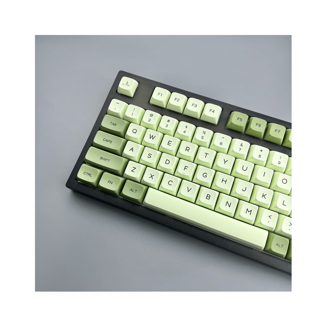 124pcs Mint Keycap Set,matcha Keycap Set,green Keycap Set,pbt Keycap