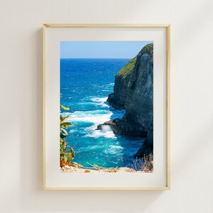 Assiette Caye, Marie-Galante, Photographie Guadeloupe, Cadeau parfait, Mural artystyczny, Décoration de la maison