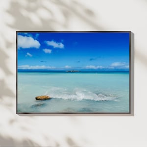 Bleu, Marie-Galante, Guadalupe Fotografía, Cadeau parfait, Arte mural, Décoration de la maison