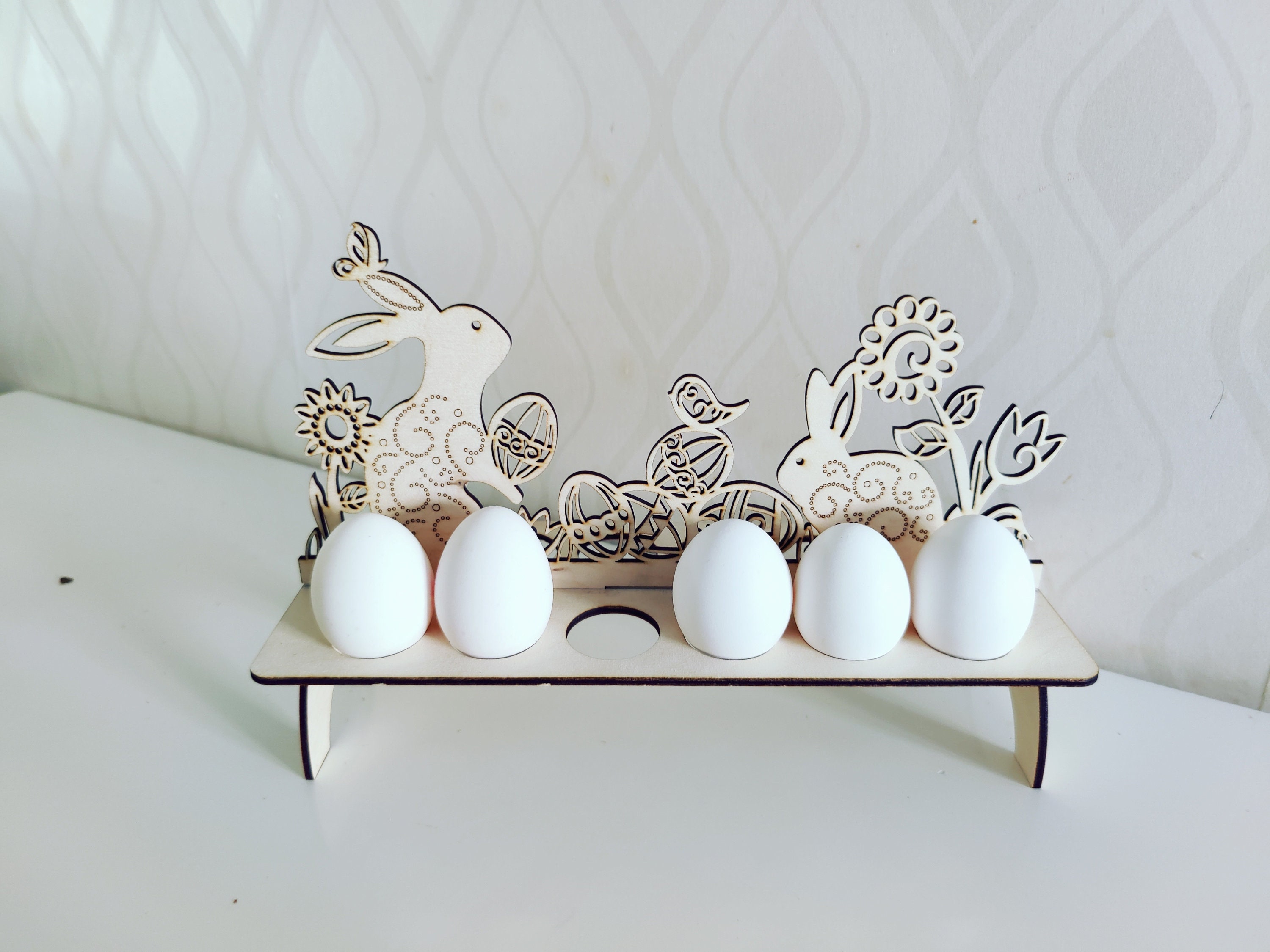 Easter Egg Holder SVG Laser Cut File: Table Decor (digital Download) - Etsy