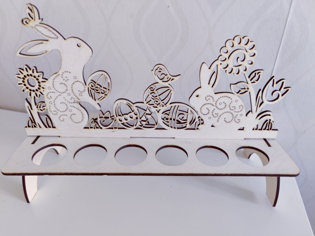 Easter Egg Holder SVG Laser Cut File: Table Decor (digital Download) - Etsy