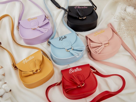 Girls Toddler Purse Personalized Name Handbag Flower Girl First Purse School Bag Toddlers Kids Babies Spring Birthday Gift Crossbody Purse Etsy