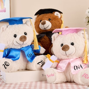 Personalized Grad Bear,Custom Graduation Bear,Graduation 2025,Graduation Gifts,Graduation Keepsake,Gifts for Grads,Preschool Graduation Gift