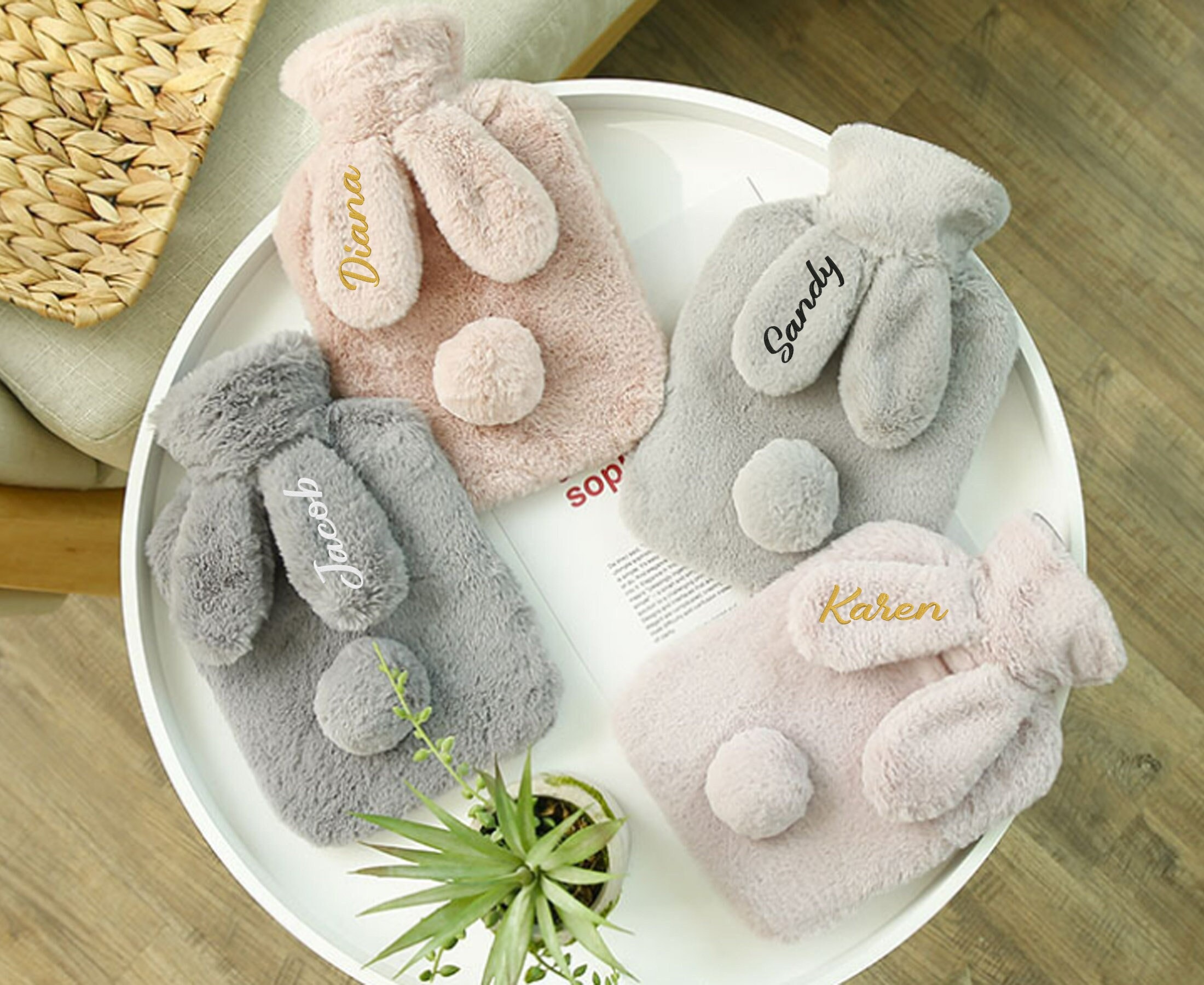 Hot Water Bottle Cover Bunny