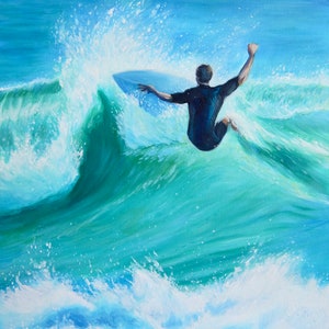 Surfing Print 
