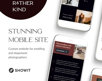 Luxury ShowIt Website Template for Photographers