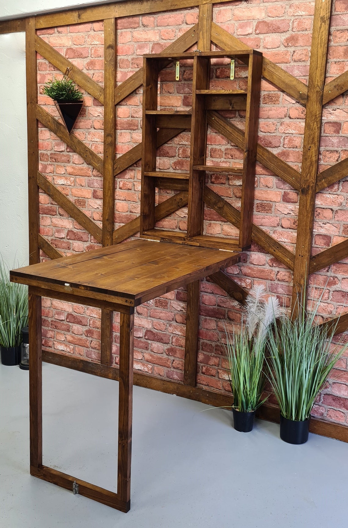 Murphy Bar Space Saving Table Drop Down Bar Transforming Etsy