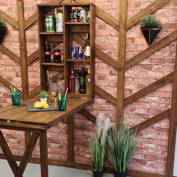 Outdoor Bar Table Etsy