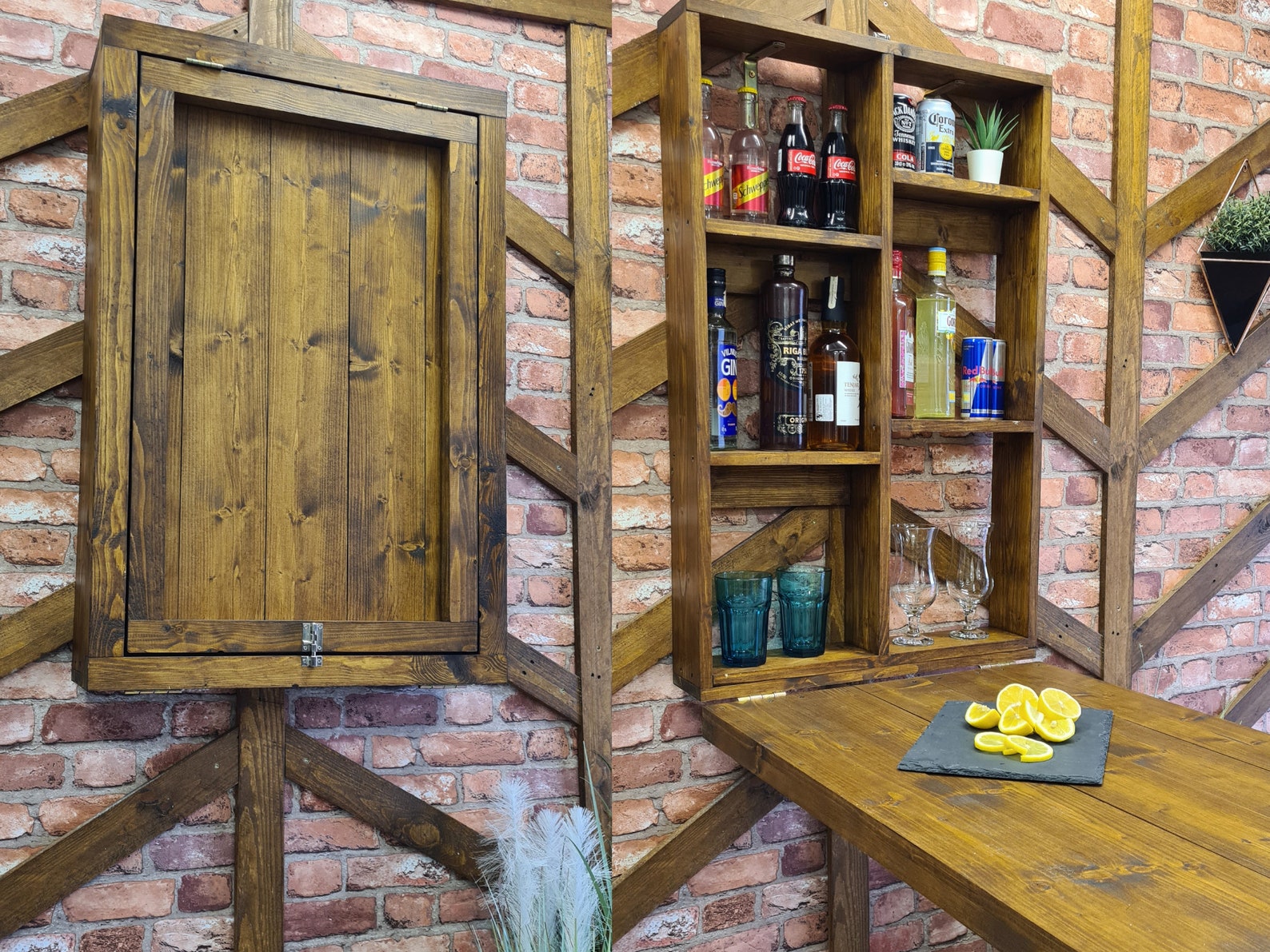 Murphy Bar Space Saving Table Drop Down Bar Transforming Etsy