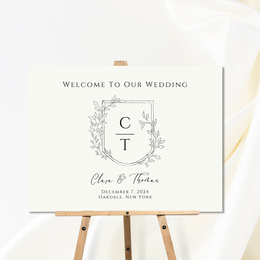 Editable Vintage Wedding to Our Wedding Sign Board Etsy