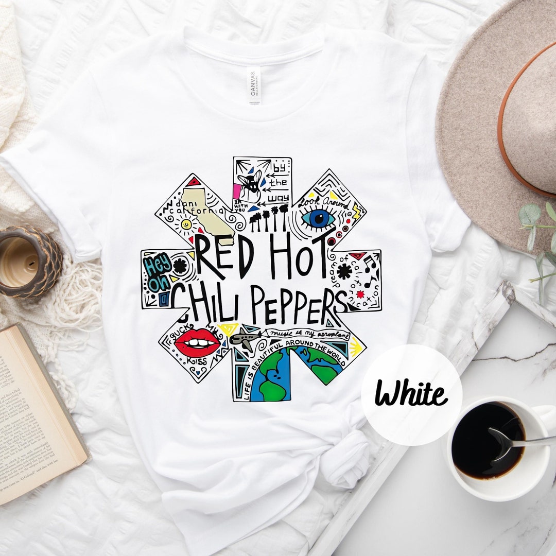 Red Hot Chili Peppers Tshirt , Red Hot Chili Peppers Tour Shirt , RHCP Graphic Unisex Tshirt