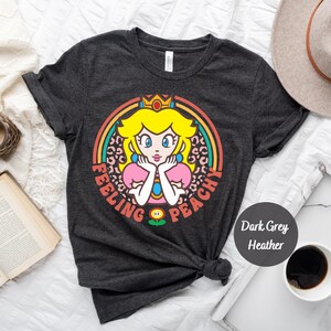 Retro Princess Peach Shirt,princess Peach Mario Shirt Feeling Peachy ...