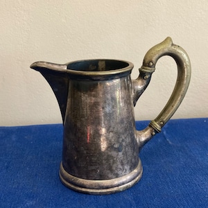 Silver plated milk jug