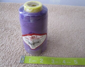 Violet (Purple) Sewing Thread - 1 Large Cone, Cotton Valley Brand, Made in China, 40S/2 - 2500 yards