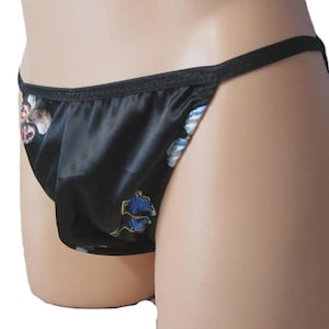 Jock Straps, Satin Prints for Men, Contoured Front