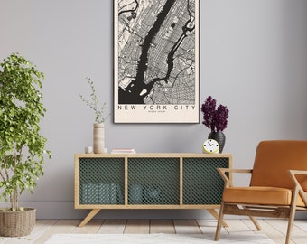 Vintage Style Posters, Minimalist Marseille City Map in Black and White, Antique Style Paper, Perfect Gift for Anniversary