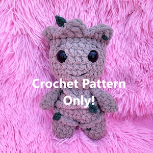 Tree Guy Crochet Pattern: Amigurumi Plush Toy Tutorial (PDF Download)