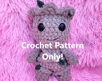 Baby Baum Häkelanleitung, digitaler Download PDF Datei kleiner Baum Kerl, Plüschtier Stuff, Amigurumi Anleitung,