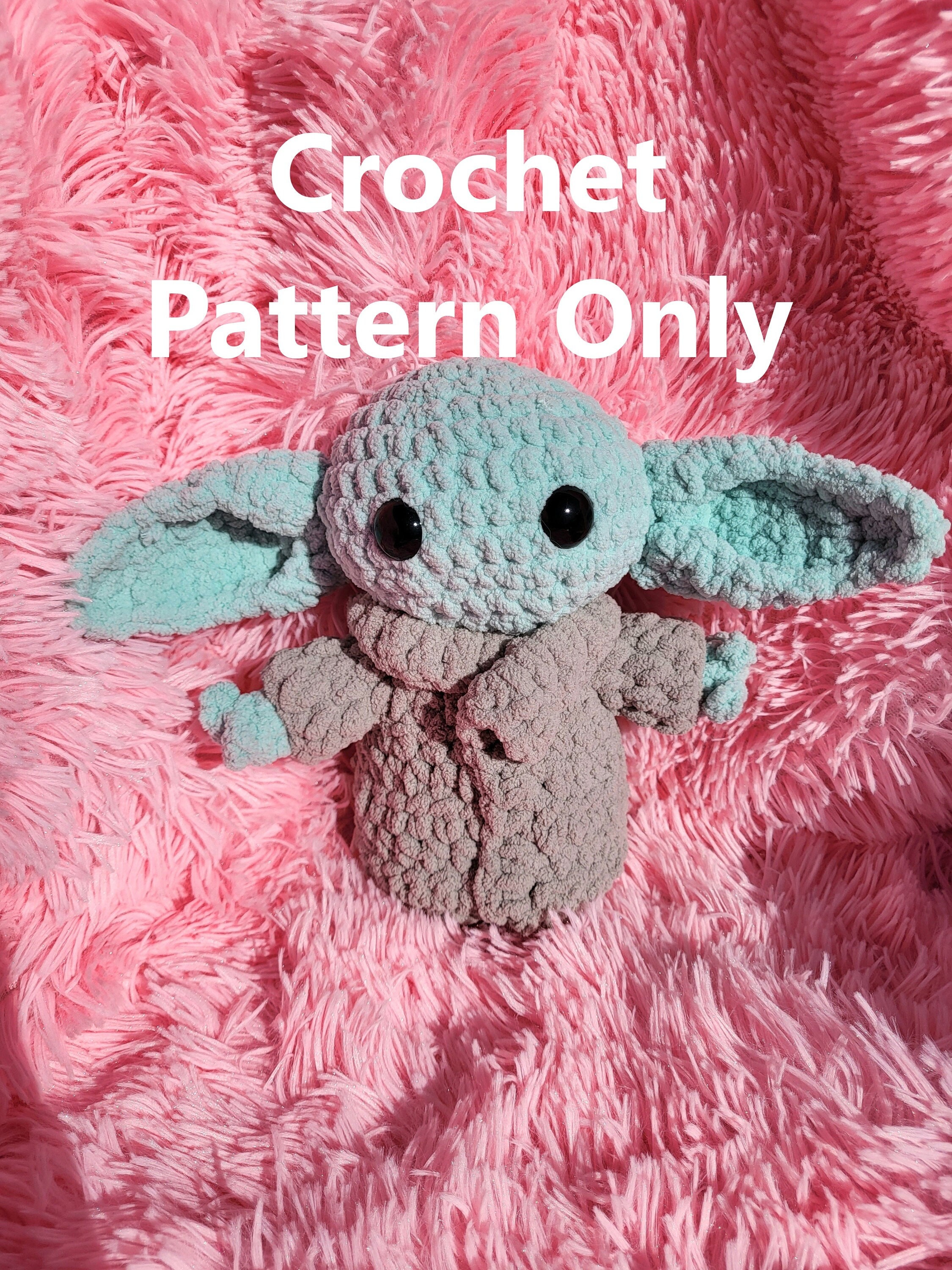 Baby "Alien Kerl" Häkelanleitung, digitaler Download PDF Datei, Plüschtier Stofftier, Amigurumi Anleitung, das Kind