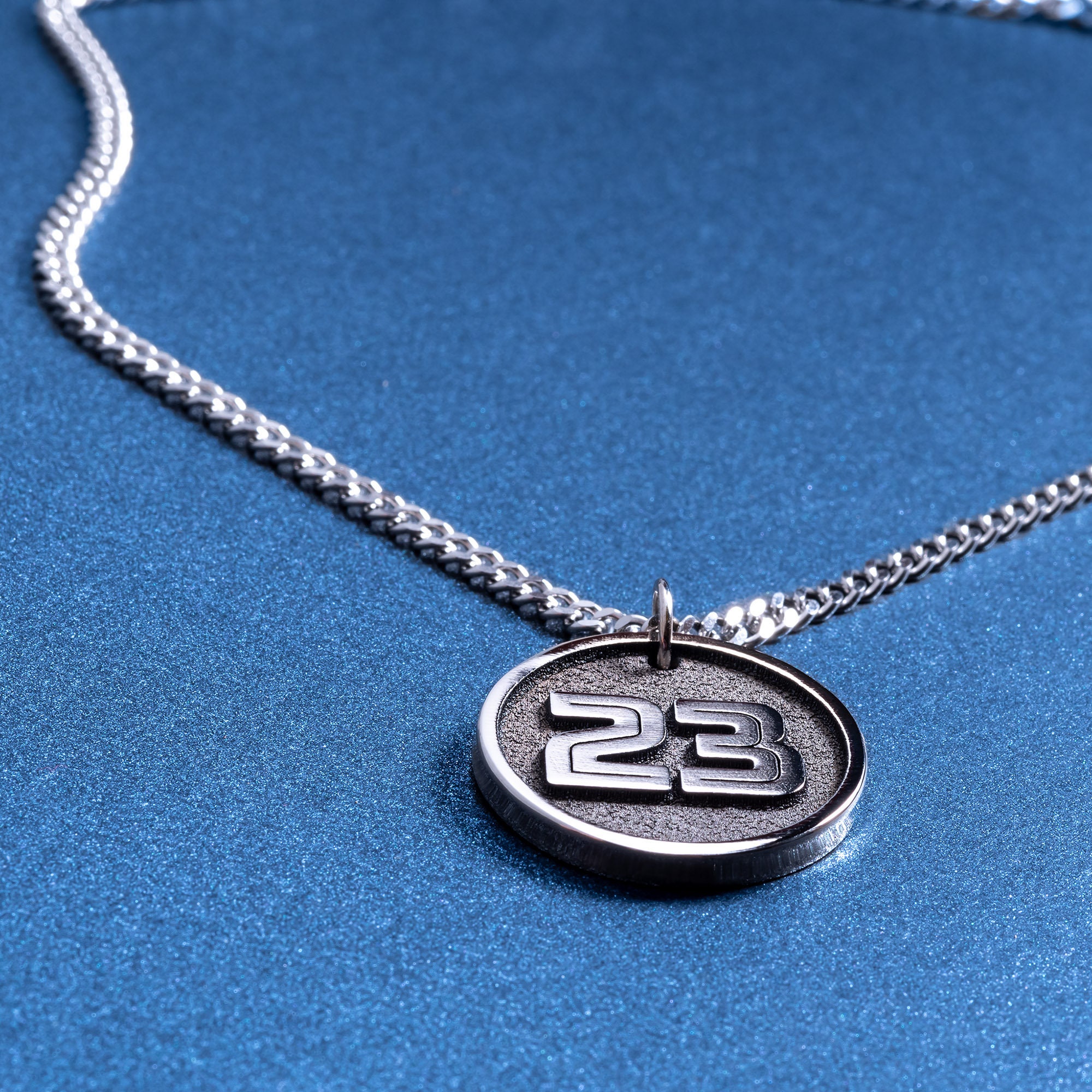 Jersey Number Custom Necklace Pendant. Gift for a Team Sports Etsy