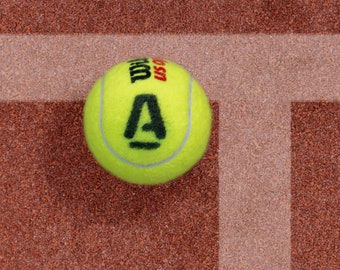 Personalisierter Tennis- und Padelballmarker | Erstellt JEDES Initial | Machen Sie UNBEGRENZT personalisierte Bälle | In Großbritannien hergestellt | Fantastisches Geschenk für Spieler