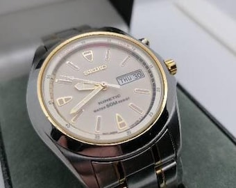 時計 SEIKO KINETIC 5M43-0D00 Seiko 5M43-0D00] - Full Lume : r/Watches