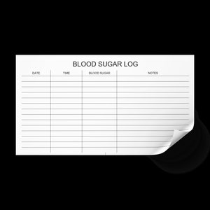 Printable Blood Sugar Log - Etsy
