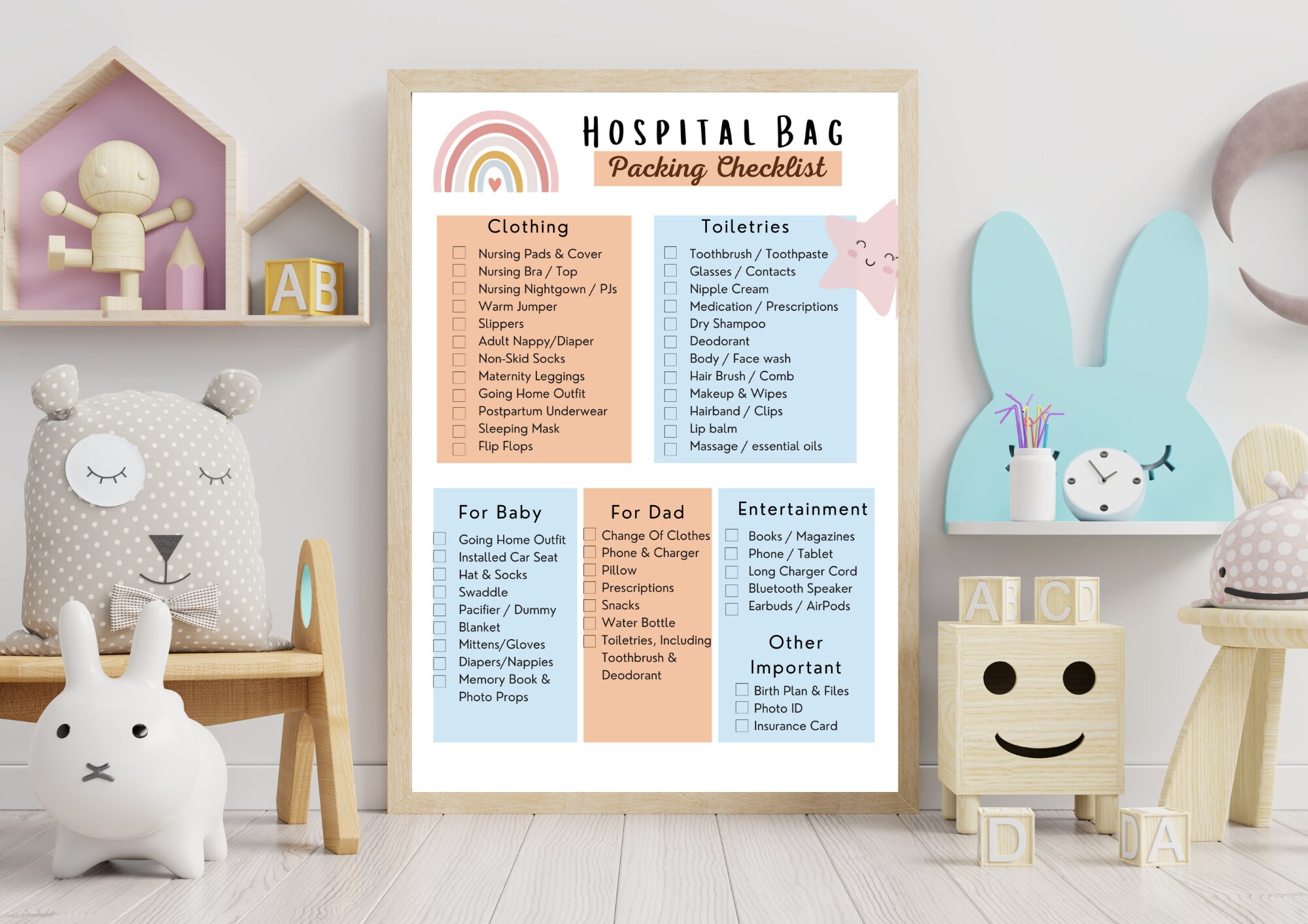Hospital Bag Packing Checklist for Labor and Delivery, Pregnancy
