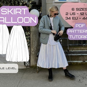 【BAON】Sanpco Balloon Nylon Banding Midi Skirt NWT Zara nylon balloon midi skirt