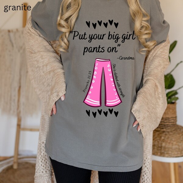 Put Your Big Girl Etsy